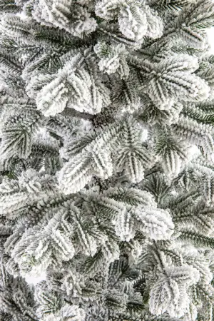 Ель искусственная заснеженная КОРОЛЕВА ТЯНЬ ШАНЯ Н210 см, пластик, металл, белый