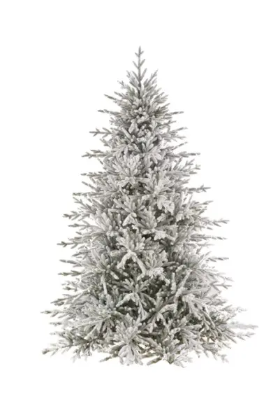 Ель искусственная заснеженная ЛЕСНАЯ ФЕЯ Н240 см, пластик, металл, белый