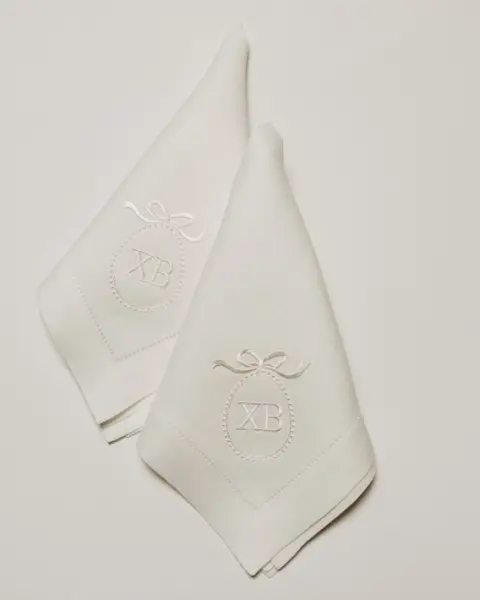 Набор льняных текстильных салфеток ХВ, 45х45 см, 4 шт