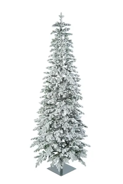 Ель искусственная заснеженная ТИККО H125 см, пластик, металл, белый Ель искусственная заснеженная ТИККО H125 см, пластик, металл, белый