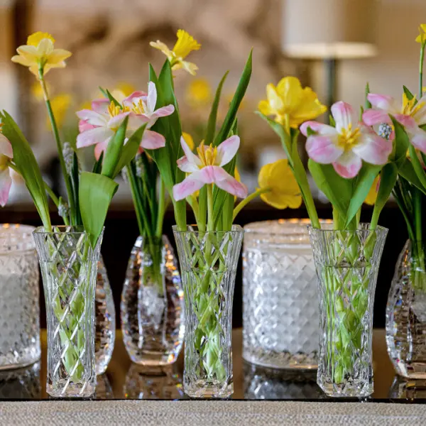 Ваза 7,5x18 см, поликарбонат, прозрачный