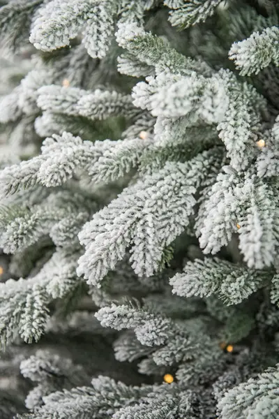 Ель заснеженная с лампочками ВЕРСАЛЬСКАЯ Н300 см, пластик, металл, белый