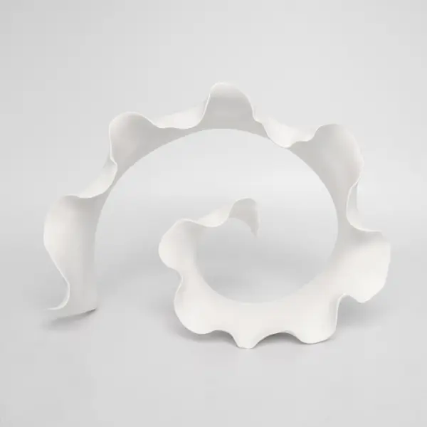 Арт-объект 31x10x26 см, керамика, белый