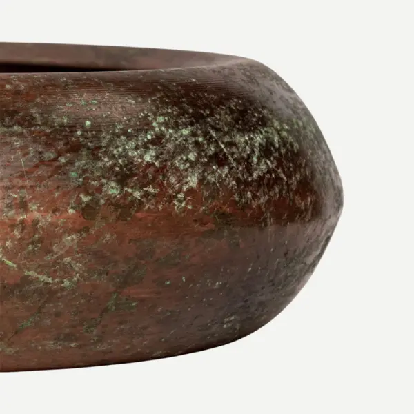 Кашпо 32x9 см, металл, зеленый