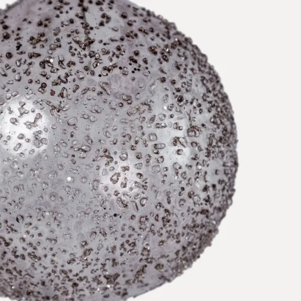 Шар D8 см, стекло, светло-коричневый