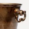 Ваза 28x23x24 см, металл, медный
