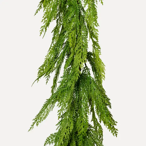 Гирлянда хвойная H152 см, пластик, зеленый