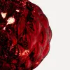 Шар LED D20 см, пластик, красный