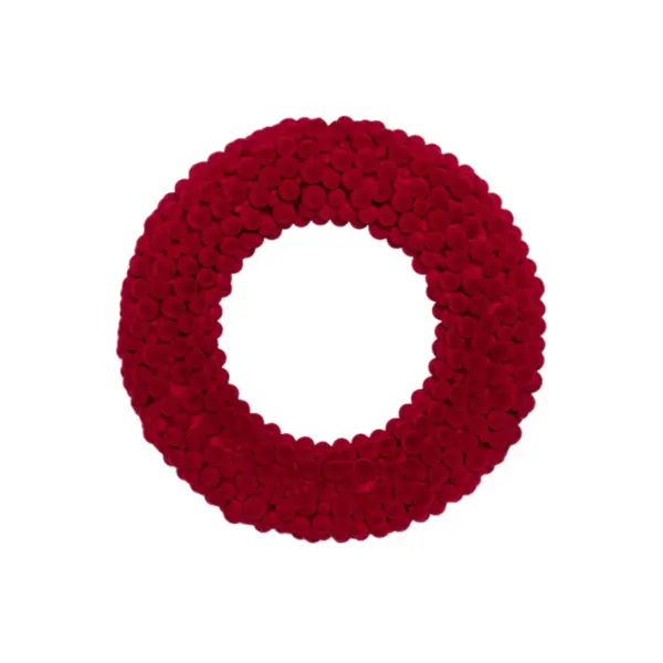 Венок D25 см, пенопласт, винный