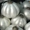 Шар D10 см, стекло, белый