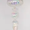 Подвес LED H30 см, пластик, радужный