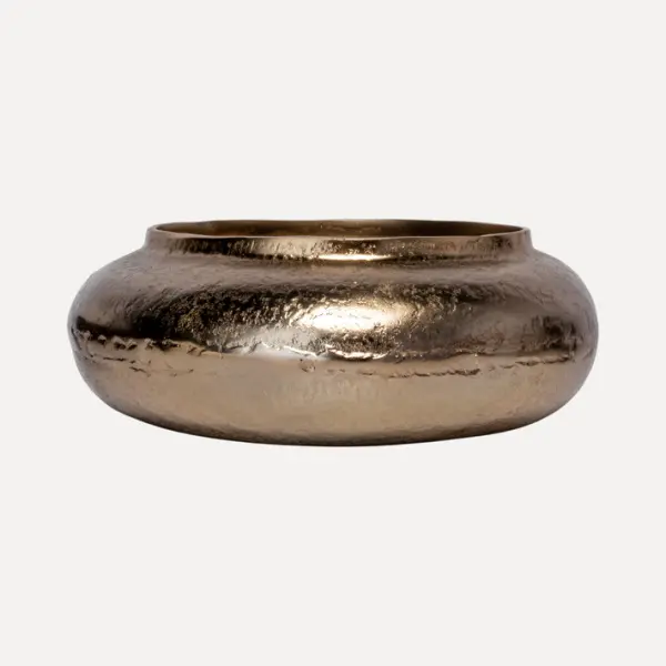 Ваза 34x13 см, металл, бронзовый