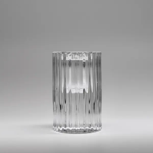 Подсвечник 5х8 см, стекло, прозрачный