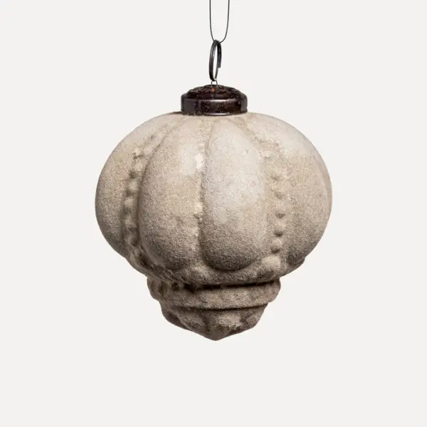 Подвес 10x11 см, стекло, серый