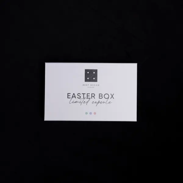 Набор украшений ручной работы ЯЙЦА, H6 см, 3 шт, мятный, розовый, голубой