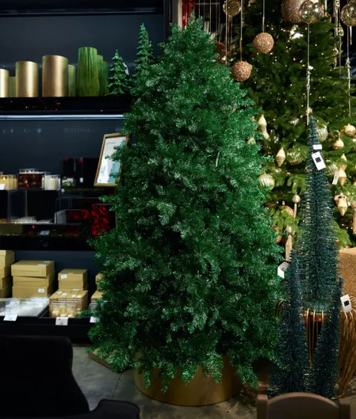 Ель искусственная БАРОККО Н180 см, пластик, металл, зелёный