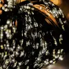 Гирлянда LED 200 см, 480 светодиодов, теплый белый свет, прозрачный кабель питания 3 м