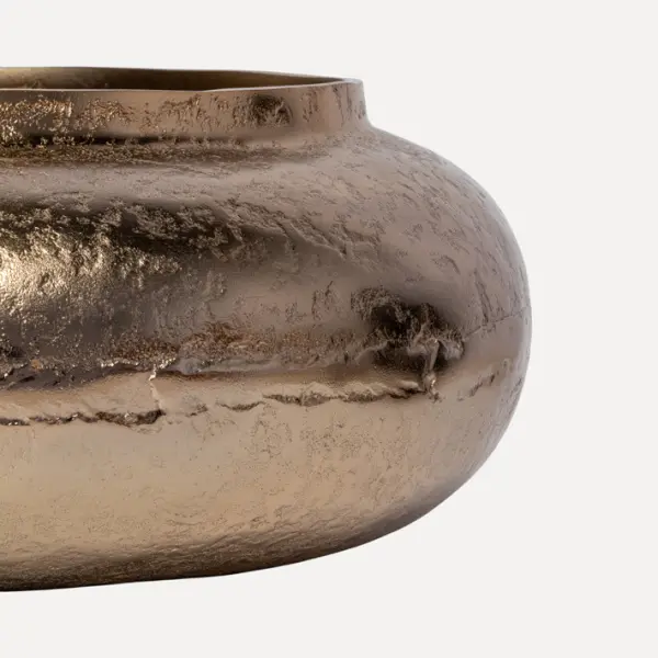 Ваза 34x13 см, металл, бронзовый