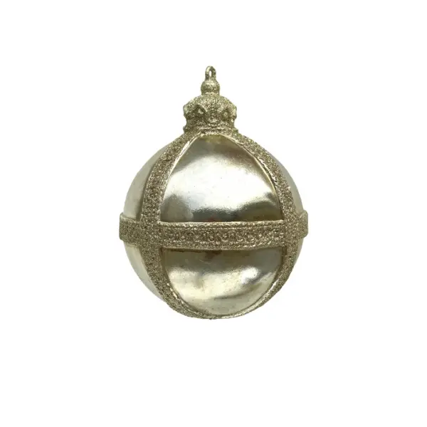 Шар D19 см, пластик, золотой