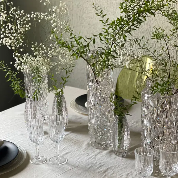 Ваза 12х30 см, поликарбонат, прозрачный Ваза 12х30 см, поликарбонат, прозрачный