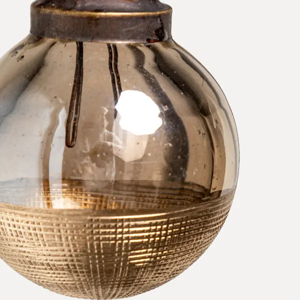 Шар D5 см, стекло, золотой