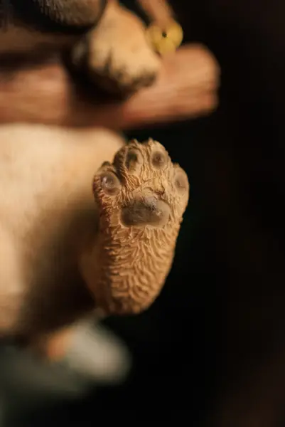 Подвес БУЛЬДОГ 10х15 см, полирезин, бежевый