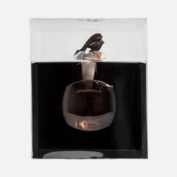 Шар D15 см, стекло, коричневый