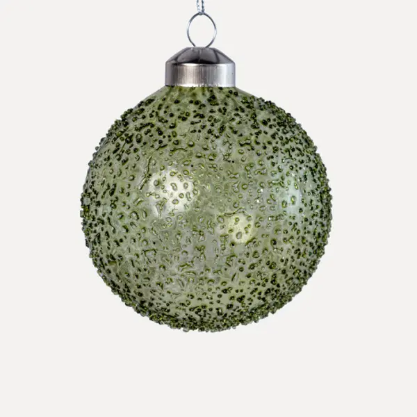 Шар D8 см, стекло, зеленый Шар D8 см, стекло, зеленый