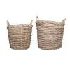 Комплект из 2-х плетёных корзин 39х35, 32х32 см, ива, бежевый