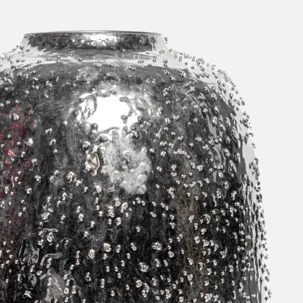 Ваза 20x31 см, металл, серебряный