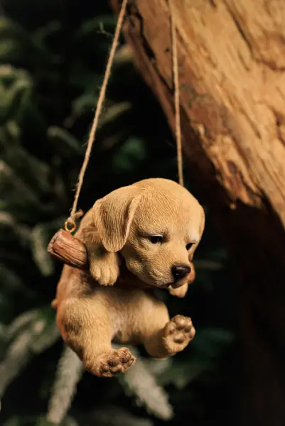 Подвес ЛАБРАДОР 10х13 см, полирезин, бежевый