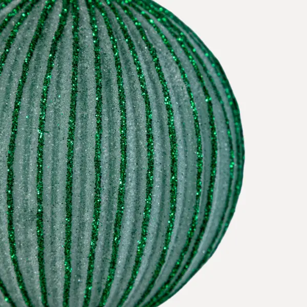 Шар D8 см, стекло, зеленый