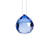 Хруст. шар, 5 шт, голубой