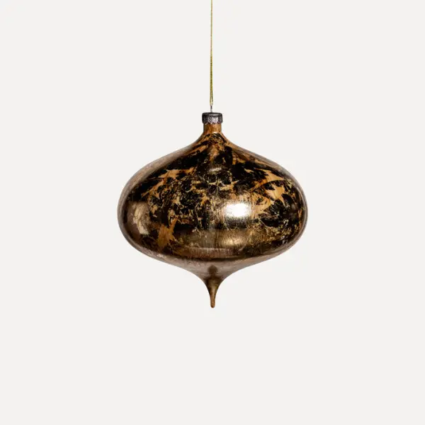 Подвес ЛУКОВИЦА D20 см, пластик, золотой