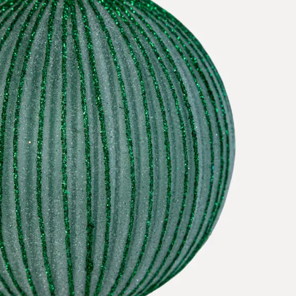 Шар D10 см, стекло, зеленый