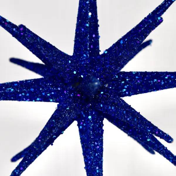 Подвес ЗВЕЗДА H15 см, пластик, синий
