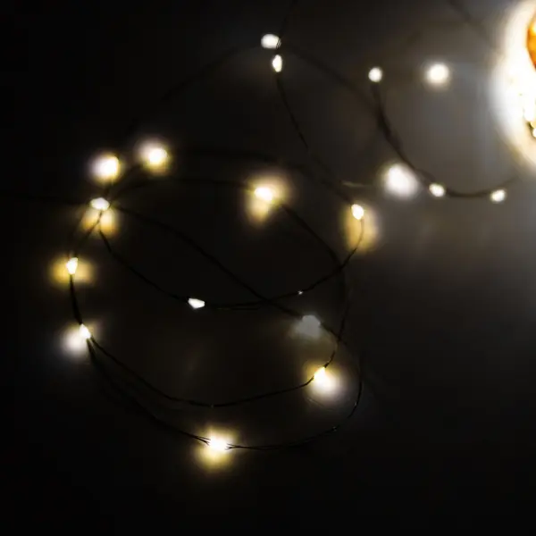 Гирлянда РОСА, L100 м, в бобине, пластик, металл, зеленый