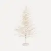 Дерево с мерцающим эффектом LED H210 см, пластик, металл, белый