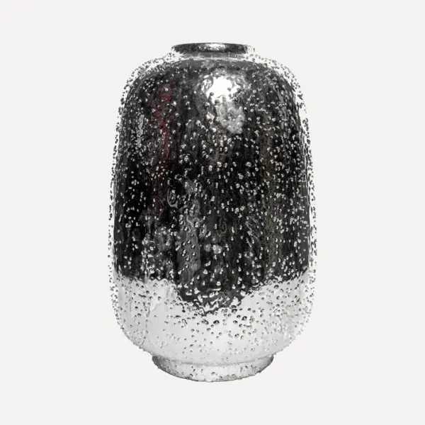 Ваза 20x31 см, металл, серебряный