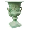 Кашпо в римском стиле 38х48 см, фибергласс, зеленый