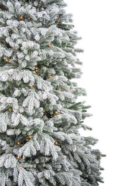 Ель заснеженная с лампочками ВЕРСАЛЬСКАЯ Н240 см, пластик, металл, белый