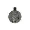 Шар LED D12 см, пластик, серебряный