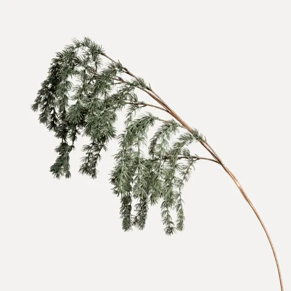 Ветвь хвойная ЛИСТВЕННИЦА L130 см, пластик, зеленый