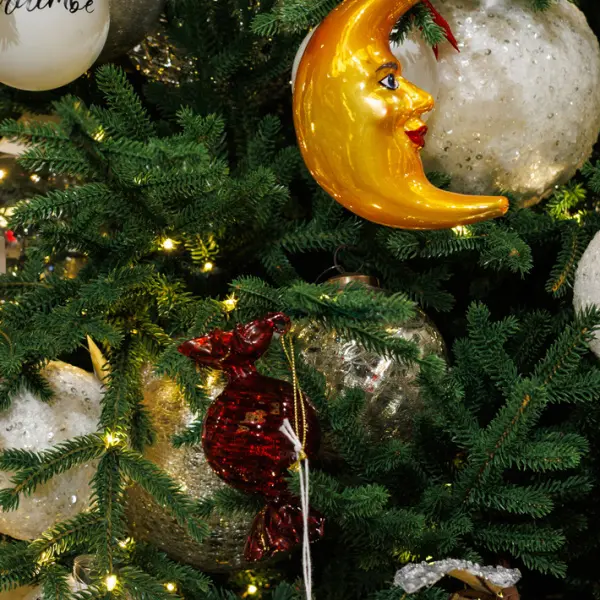 Ель искусственная с лампочками АРКО ELITE H240 см, пластик, металл, зеленый