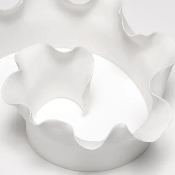 Арт-объект 31x10x26 см, керамика, белый