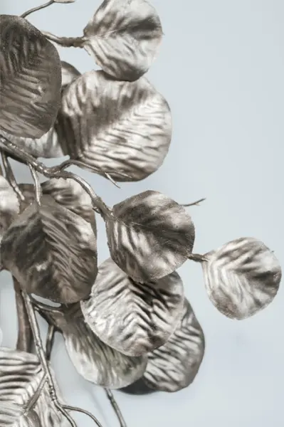 Венок из эвкалипта D51 см, пластик, шампань