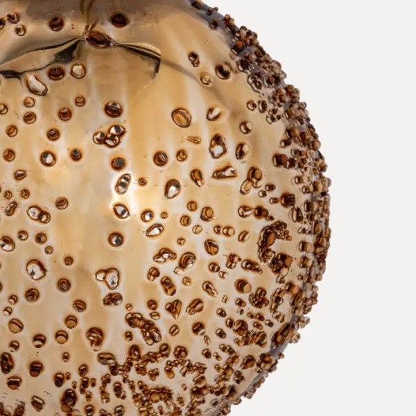 Шар D8 см, стекло, золотой