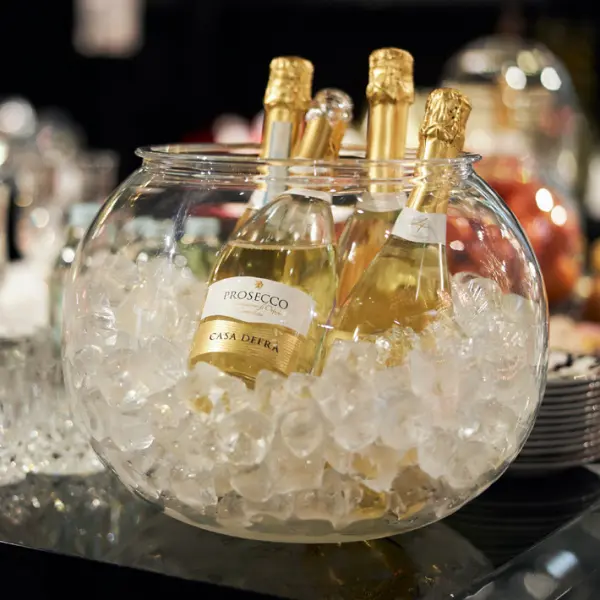 Ваза 45x34 см, поликарбонат, прозрачный