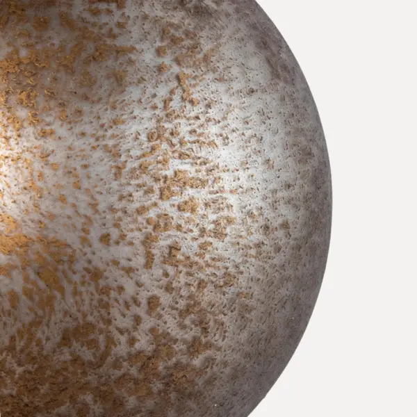 Шар D10 см, стекло, коричневый