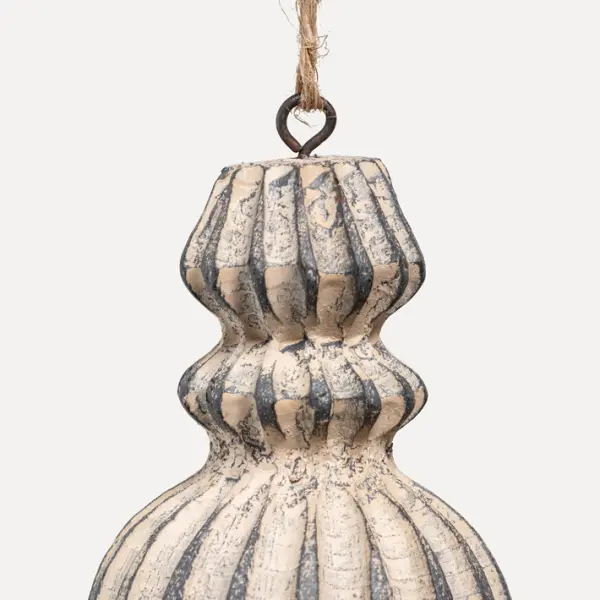 Подвес 8x22 см, дерево, серый